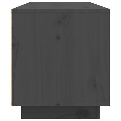 Tv-Meubel 80X35X40,5 Cm Massief Grenenhout Grijs