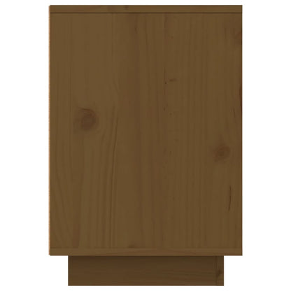 Nachtkastjes 2 St 50X34X50 Cm Massief Grenenhout Honingbruin