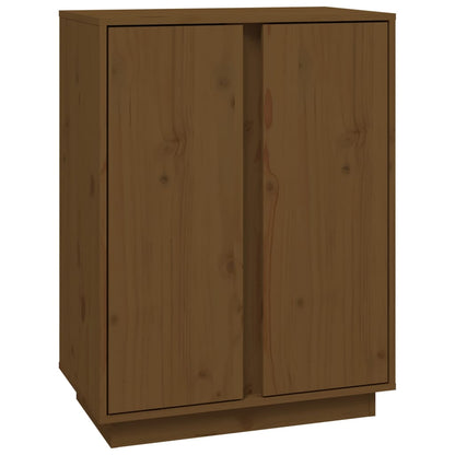 Dressoir 60X35X80 Cm Massief Grenenhout Honingbruin