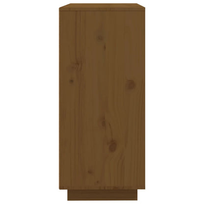Dressoir 60X35X80 Cm Massief Grenenhout Honingbruin