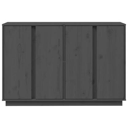 Dressoir 120X35X80 Cm Massief Grenenhout Grijs