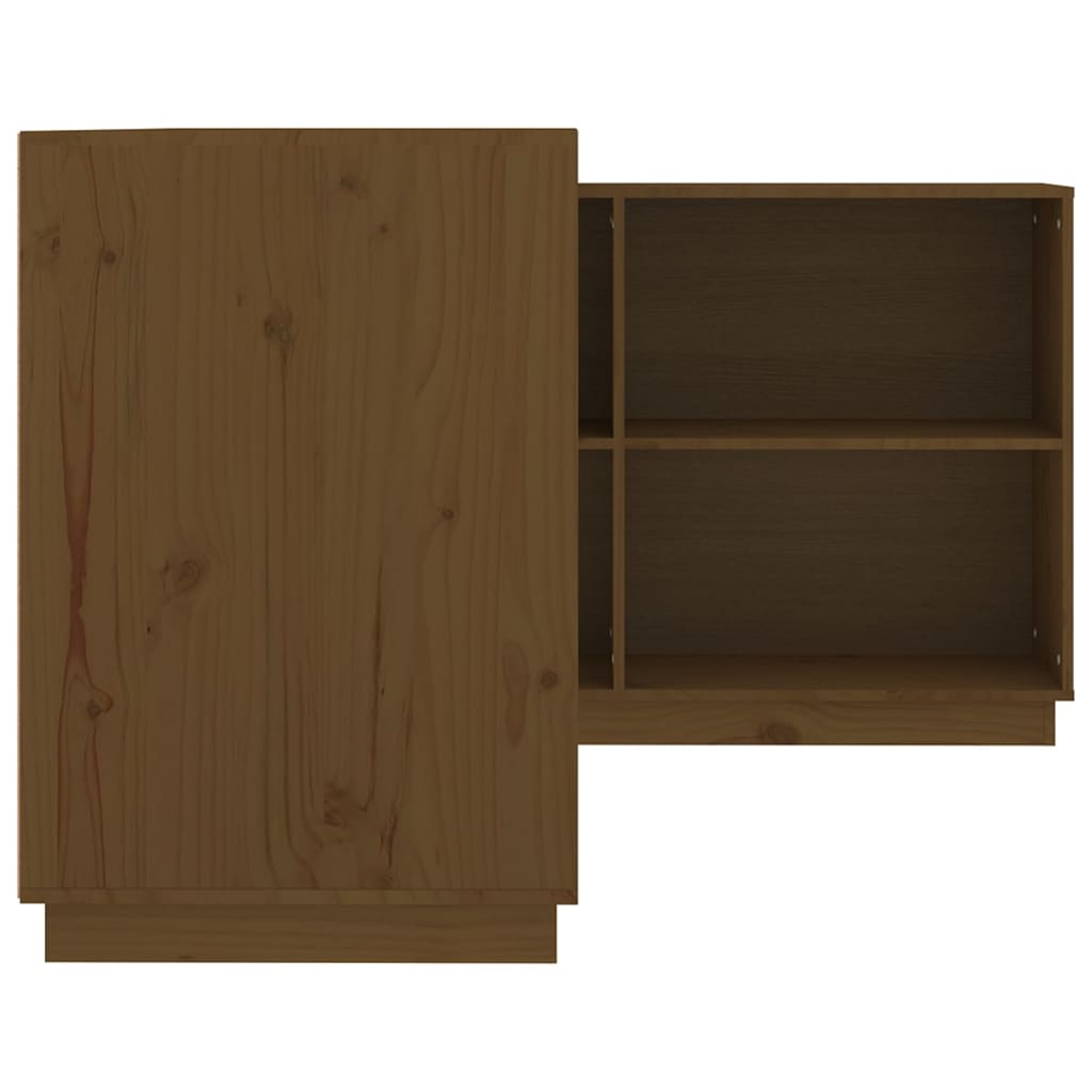 Bureau 110x50x75 cm massief grenenhout honingbruin