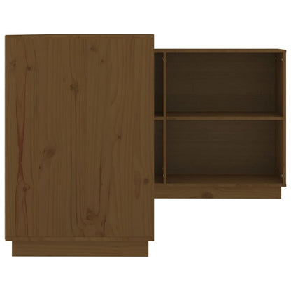 Bureau 110x50x75 cm massief grenenhout honingbruin