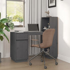 Desk 110x53x117 cm solid pine grey