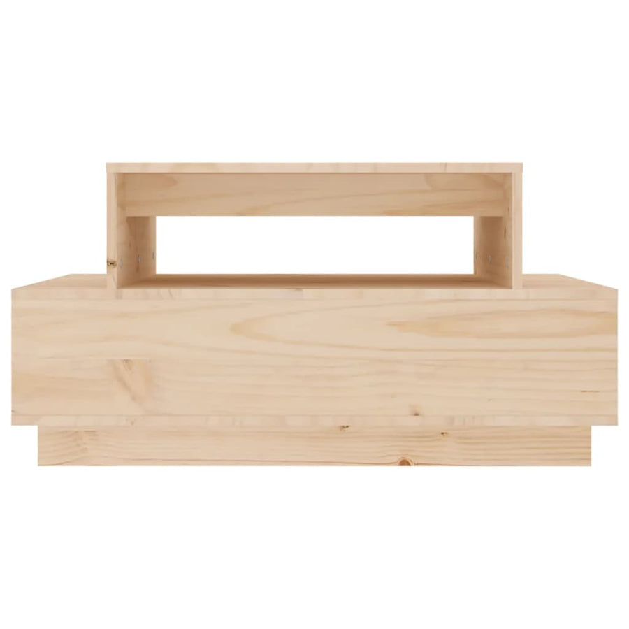 Salontafel 80X55X40,5 Cm Massief Grenenhout