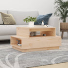 Coffee table 80x55x40.5 cm solid pine wood