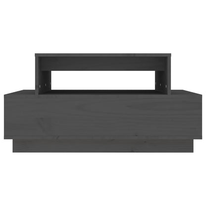 Salontafel 80X55X40,5 Cm Massief Grenenhout Grijs