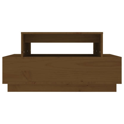 Salontafel 80X55X40,5 Cm Massief Grenenhout Honingbruin