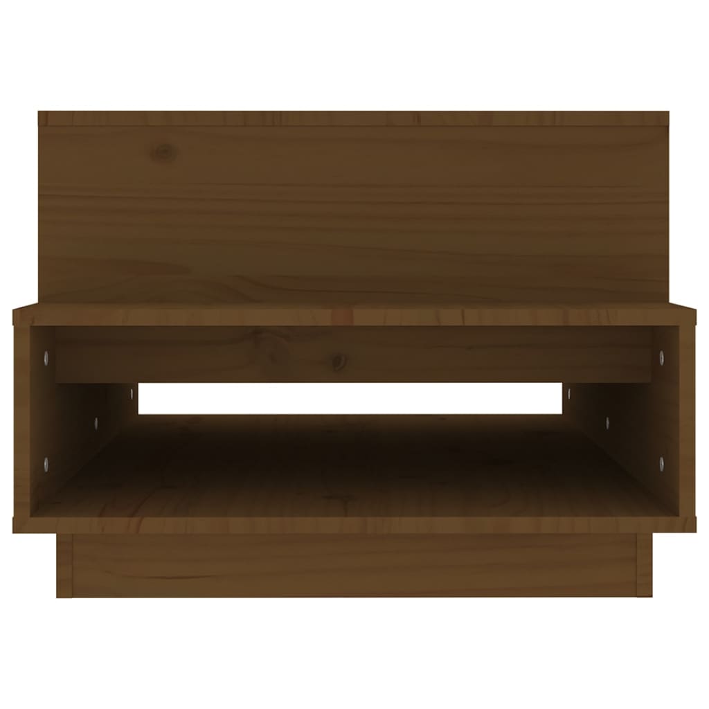 Salontafel 80X55X40,5 Cm Massief Grenenhout Honingbruin