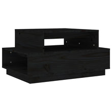 Salontafel 80X55X40,5 Cm Massief Grenenhout Zwart