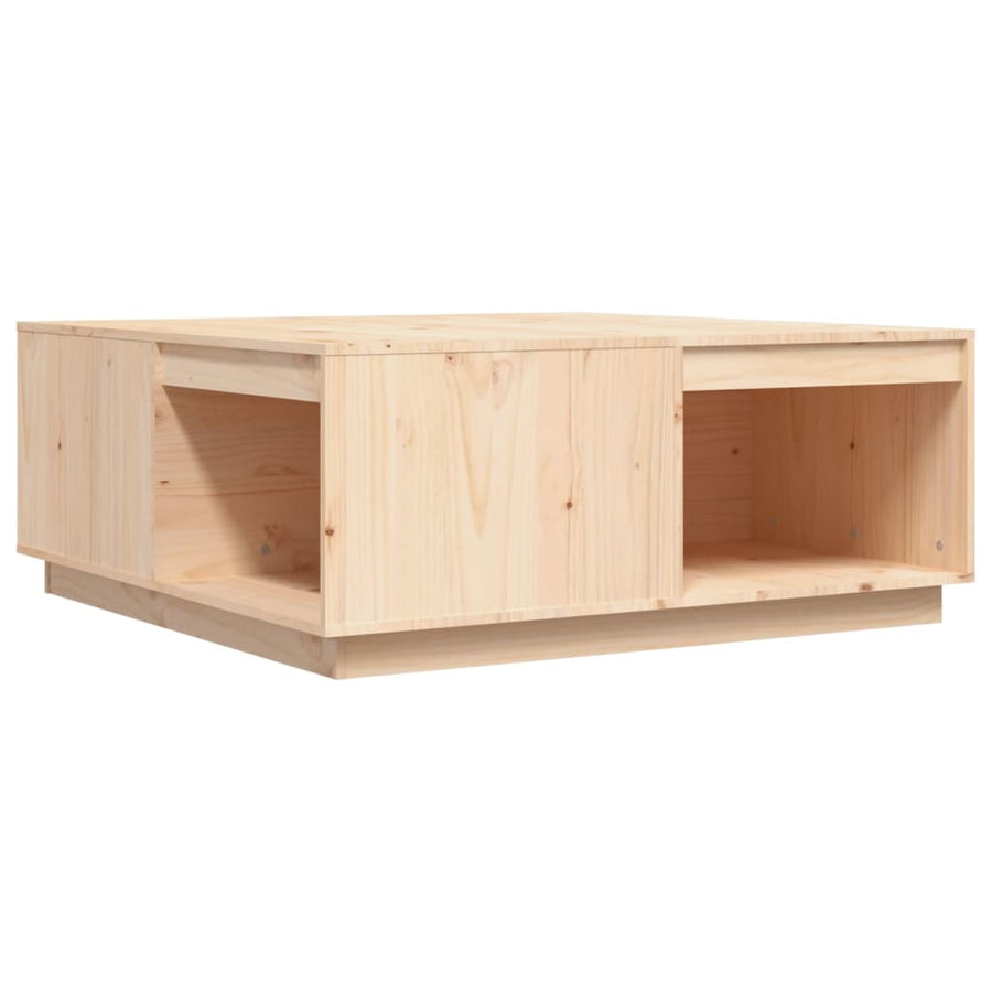 Salontafel 00X0X40,5 Cm Massief Grenenhout 100 x 101 x 40.5 cm Naturel
