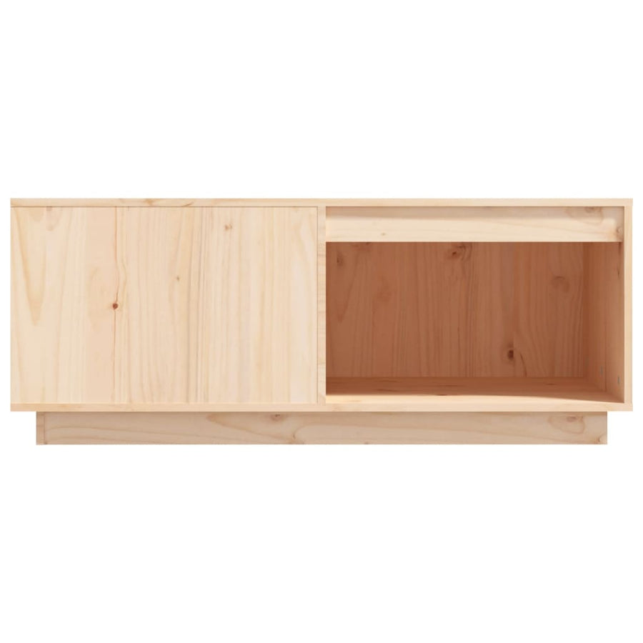 Salontafel 00X0X40,5 Cm Massief Grenenhout 100 x 101 x 40.5 cm Naturel