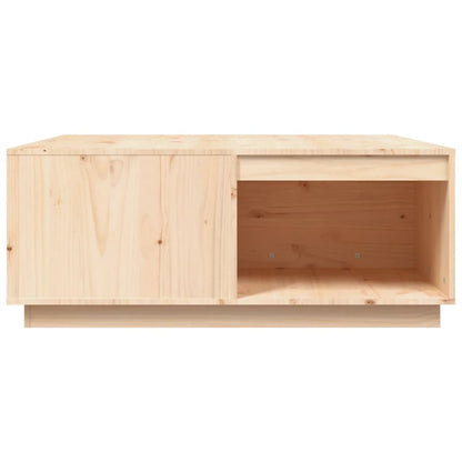Salontafel 00X0X40,5 Cm Massief Grenenhout 100 x 101 x 40.5 cm Naturel