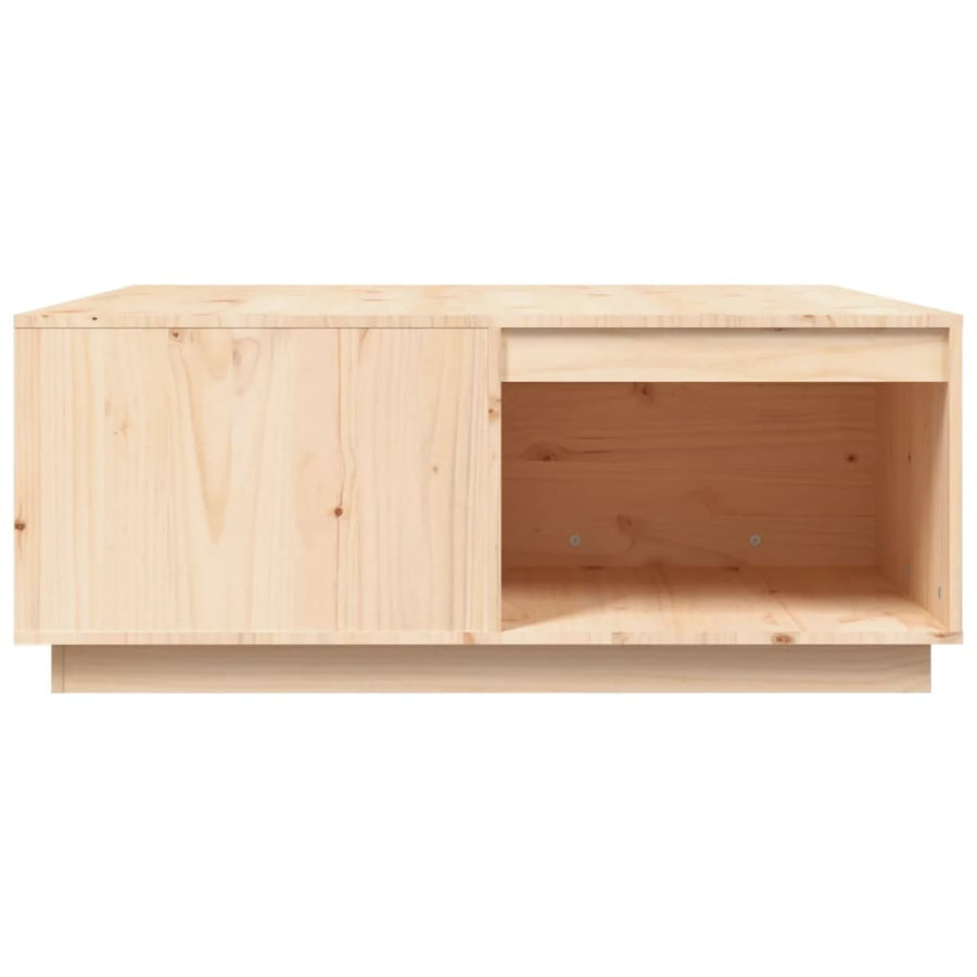 Salontafel 00X0X40,5 Cm Massief Grenenhout 100 x 101 x 40.5 cm Naturel