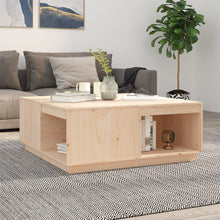 Salontafel 00X0X40,5 Cm Massief Grenenhout 100 x 101 x 40.5 cm Naturel