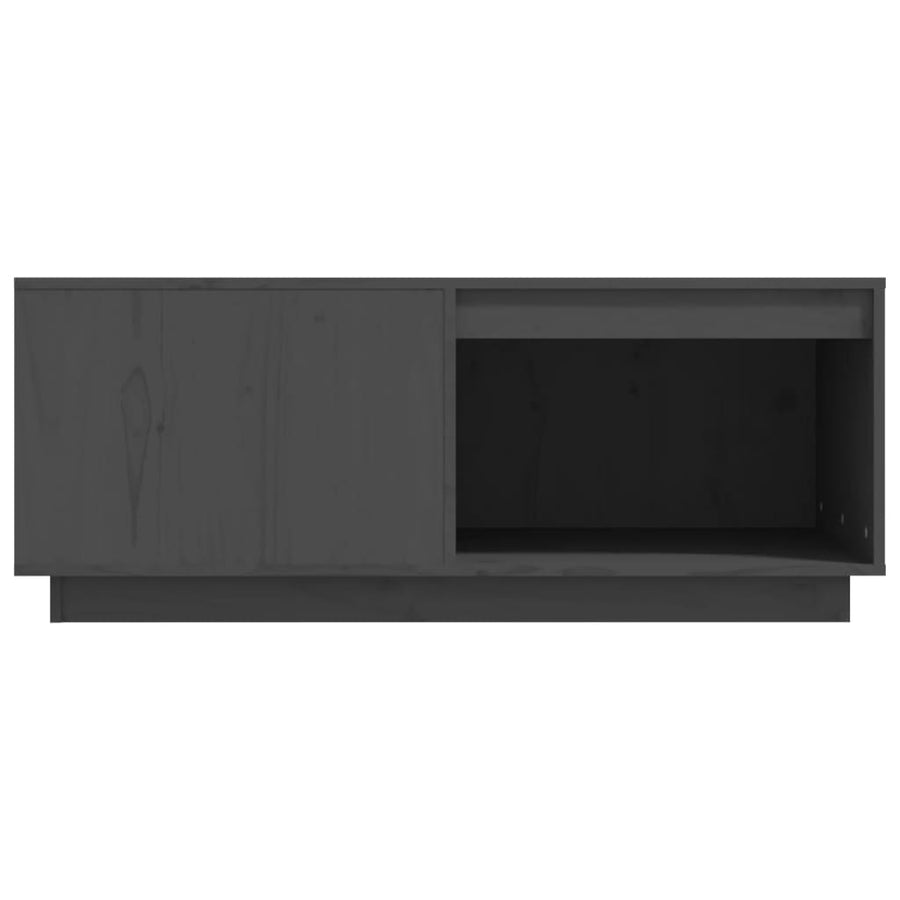 Salontafel 100X101X40,5 Cm Massief Grenenhout Grijs