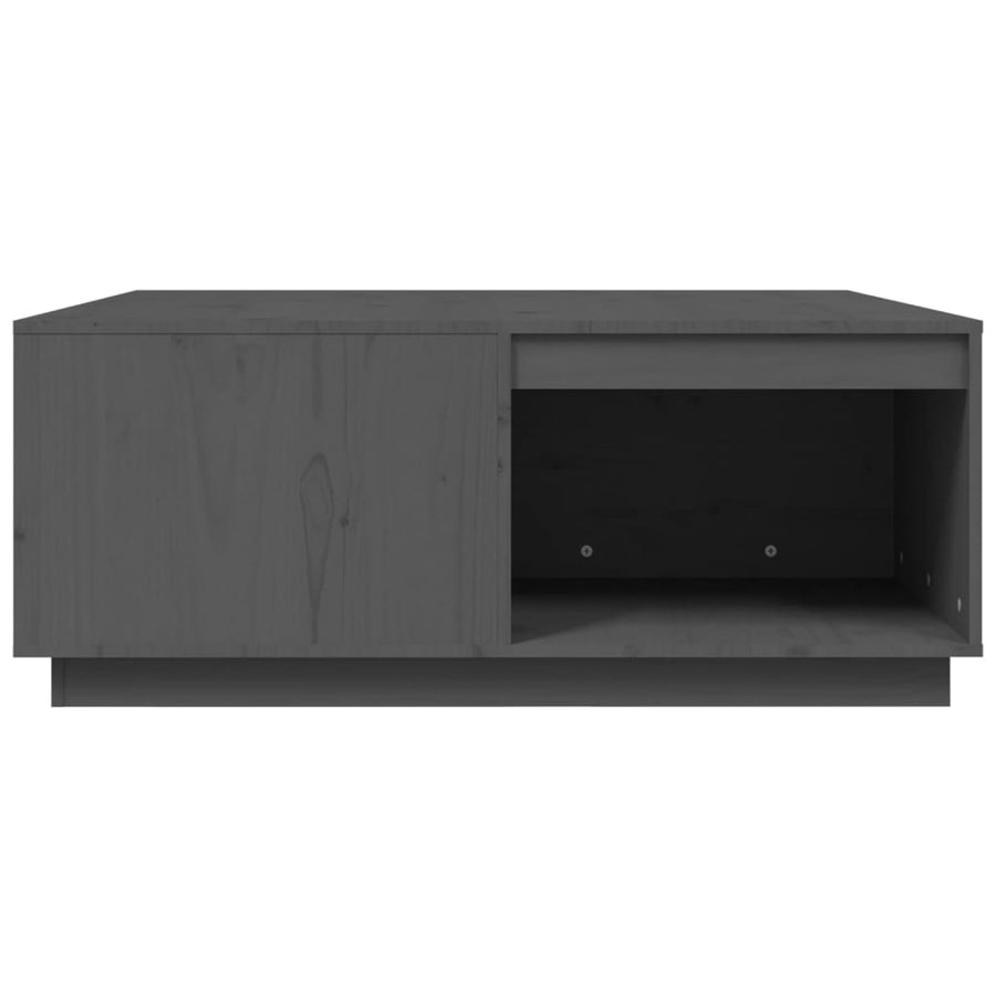 Salontafel 100X101X40,5 Cm Massief Grenenhout Grijs