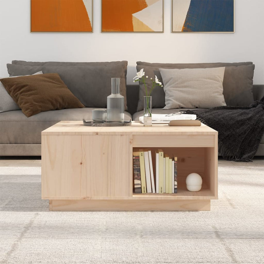 Salontafel 80x81x36,5 cm massief grenenhout