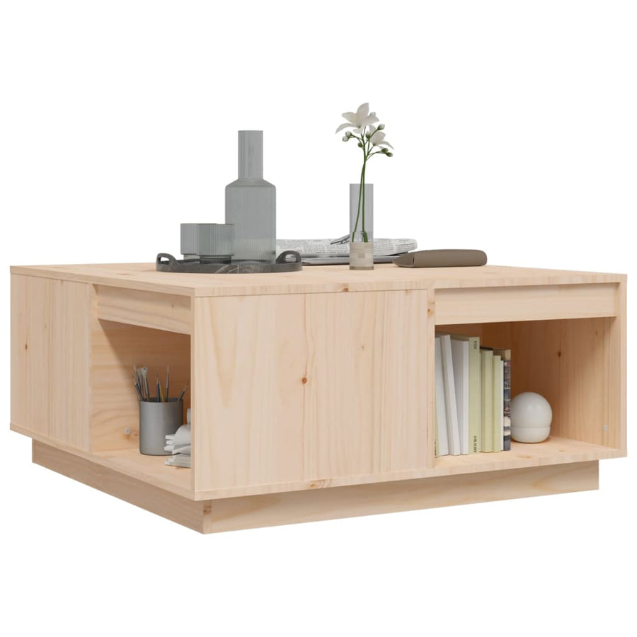 Salontafel 80x81x36,5 cm massief grenenhout