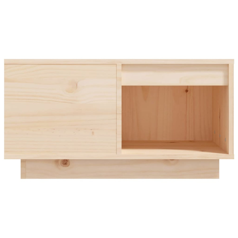 Salontafel 60X61X32,5 Cm Massief Grenenhout