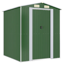 Tuinschuur 192X191X223 Cm Gegalvaniseerd Staal Groen