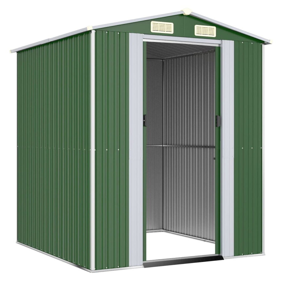 Tuinschuur 192X191X223 Cm Gegalvaniseerd Staal Groen
