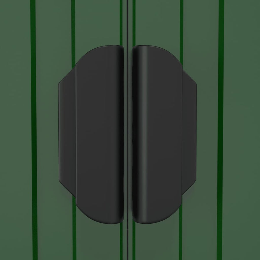 Tuinschuur 192X191X223 Cm Gegalvaniseerd Staal Groen