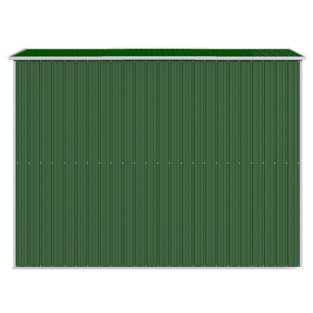 Tuinschuur Gegalvaniseerd Staal 192 x 274 x 223 cm Groen