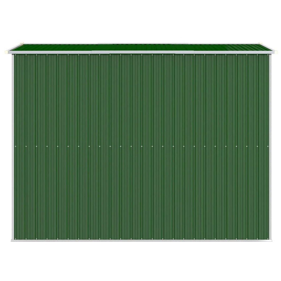 Tuinschuur Gegalvaniseerd Staal 192 x 274 x 223 cm Groen