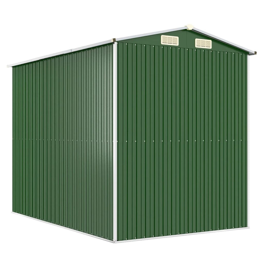 Tuinschuur Gegalvaniseerd Staal 192 x 274 x 223 cm Groen