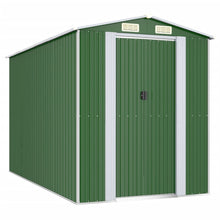 Tuinschuur 192X357X223 Cm Gegalvaniseerd Staal Groen