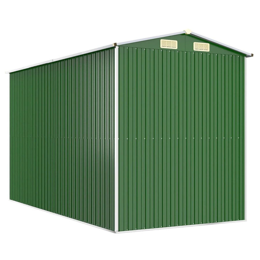 Tuinschuur 192X357X223 Cm Gegalvaniseerd Staal Groen