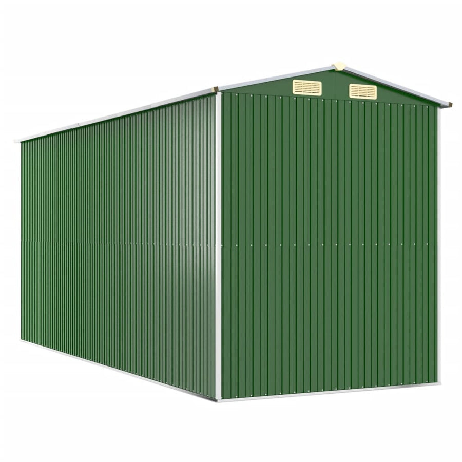 Tuinschuur 192X440X223 Cm Gegalvaniseerd Staal Groen