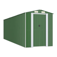 Tuinschuur 192X689X223 Cm Gegalvaniseerd Staal Groen