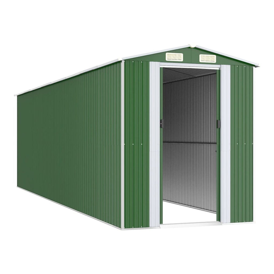 Tuinschuur 192X689X223 Cm Gegalvaniseerd Staal Groen
