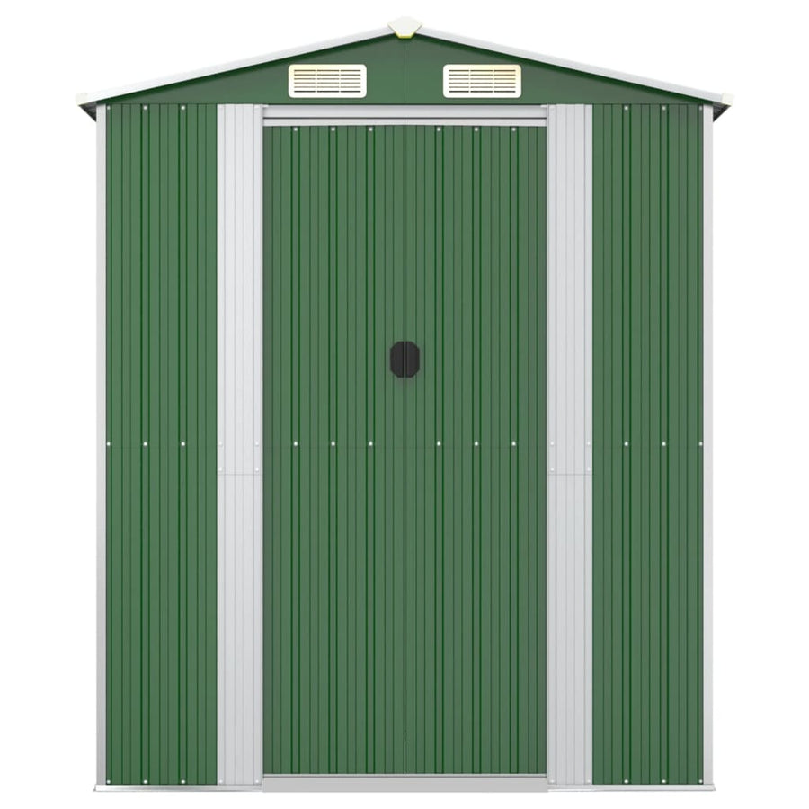 Tuinschuur 192X689X223 Cm Gegalvaniseerd Staal Groen