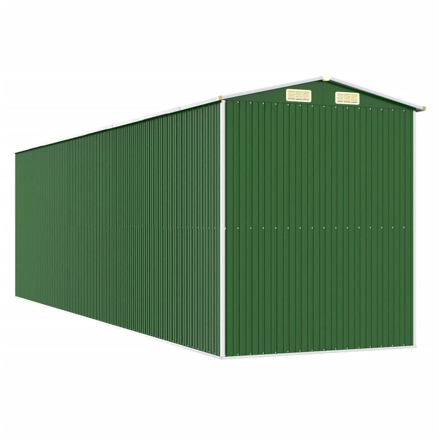 Tuinschuur 192X689X223 Cm Gegalvaniseerd Staal Groen