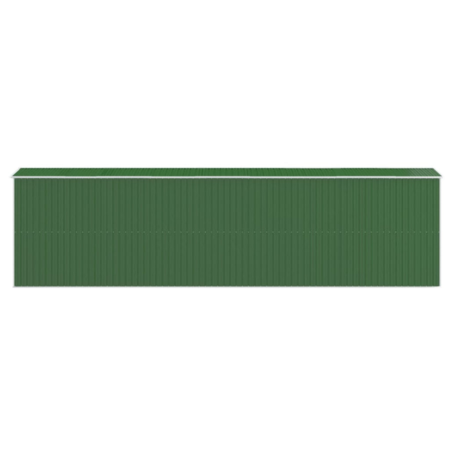 Tuinschuur 192X772X223 Cm Gegalvaniseerd Staal Groen