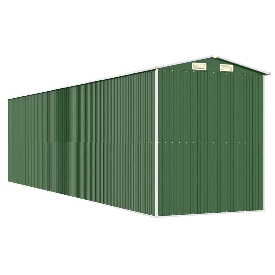Tuinschuur 192X772X223 Cm Gegalvaniseerd Staal Groen