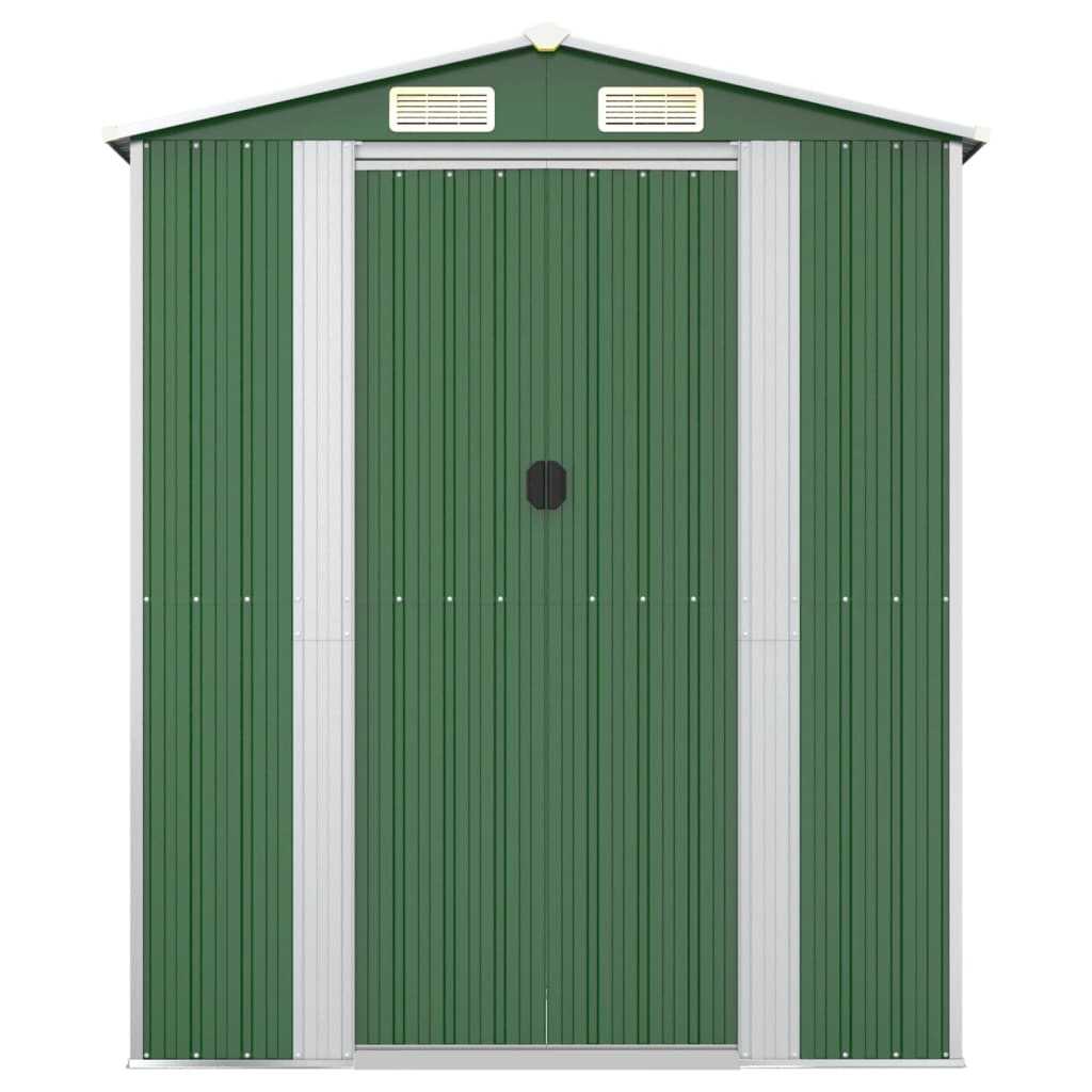 Tuinschuur Gegalvaniseerd Staal 192 x 855 x 223 cm Groen