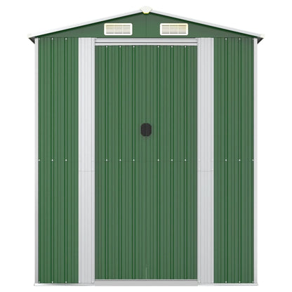 Tuinschuur Gegalvaniseerd Staal 192 x 855 x 223 cm Groen