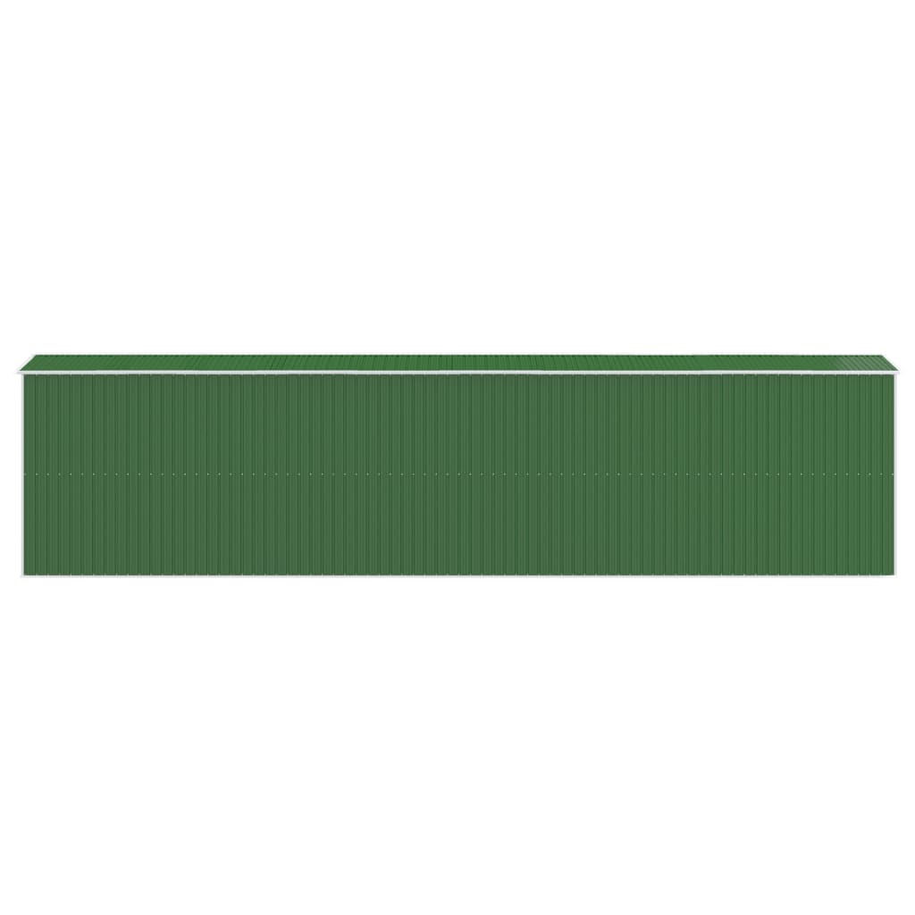 Tuinschuur Gegalvaniseerd Staal 192 x 855 x 223 cm Groen