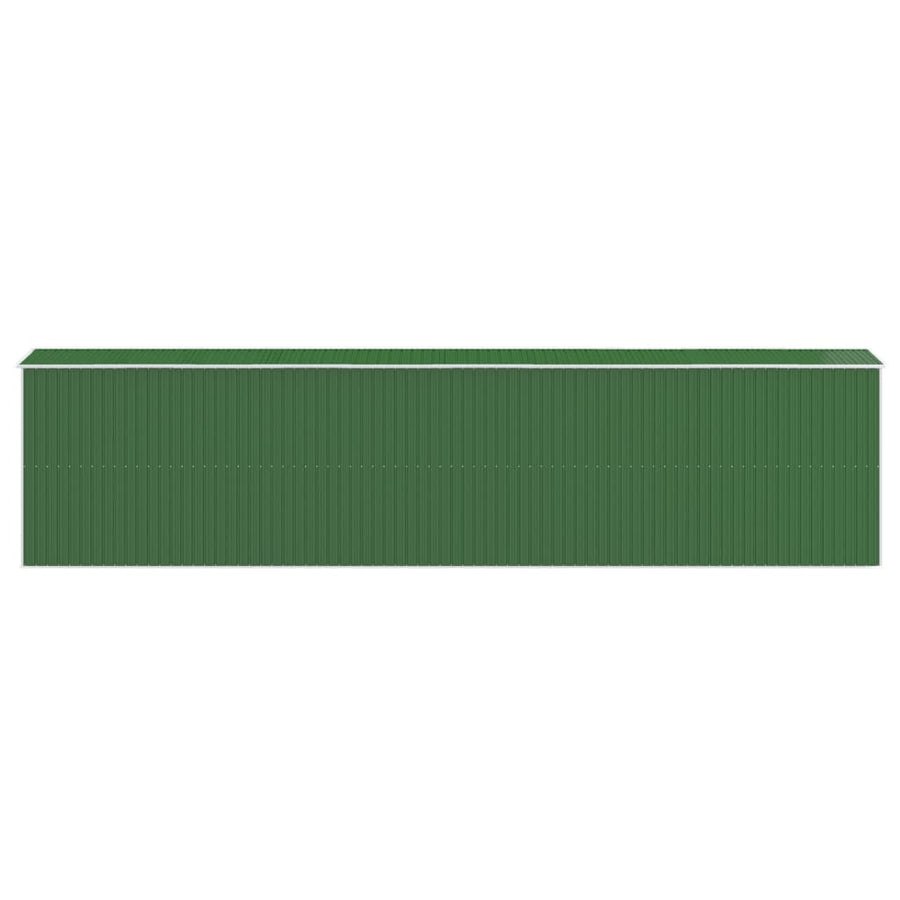 Tuinschuur Gegalvaniseerd Staal 192 x 855 x 223 cm Groen