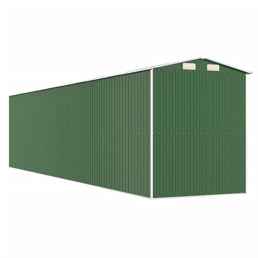 Tuinschuur Gegalvaniseerd Staal 192 x 855 x 223 cm Groen