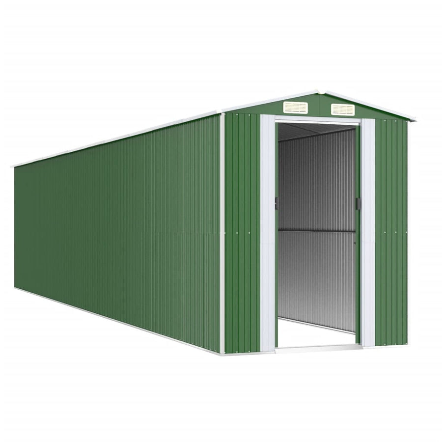 Tuinschuur 192X938X223 Cm Gegalvaniseerd Staal Groen