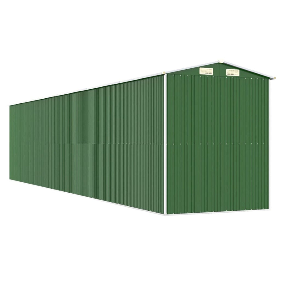 Tuinschuur 192X938X223 Cm Gegalvaniseerd Staal Groen