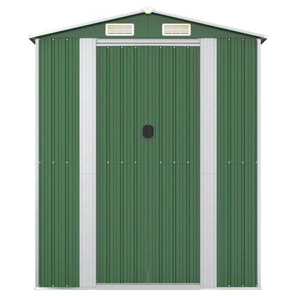 Tuinschuur Gegalvaniseerd Staal 192 x 1021 x 223 cm Groen