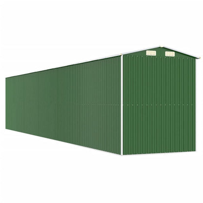Tuinschuur Gegalvaniseerd Staal 192 x 1021 x 223 cm Groen