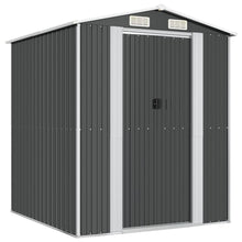 Tuinschuur Gegalvaniseerd Staal Kleurig 192 x 191 x 223 cm Antraciet