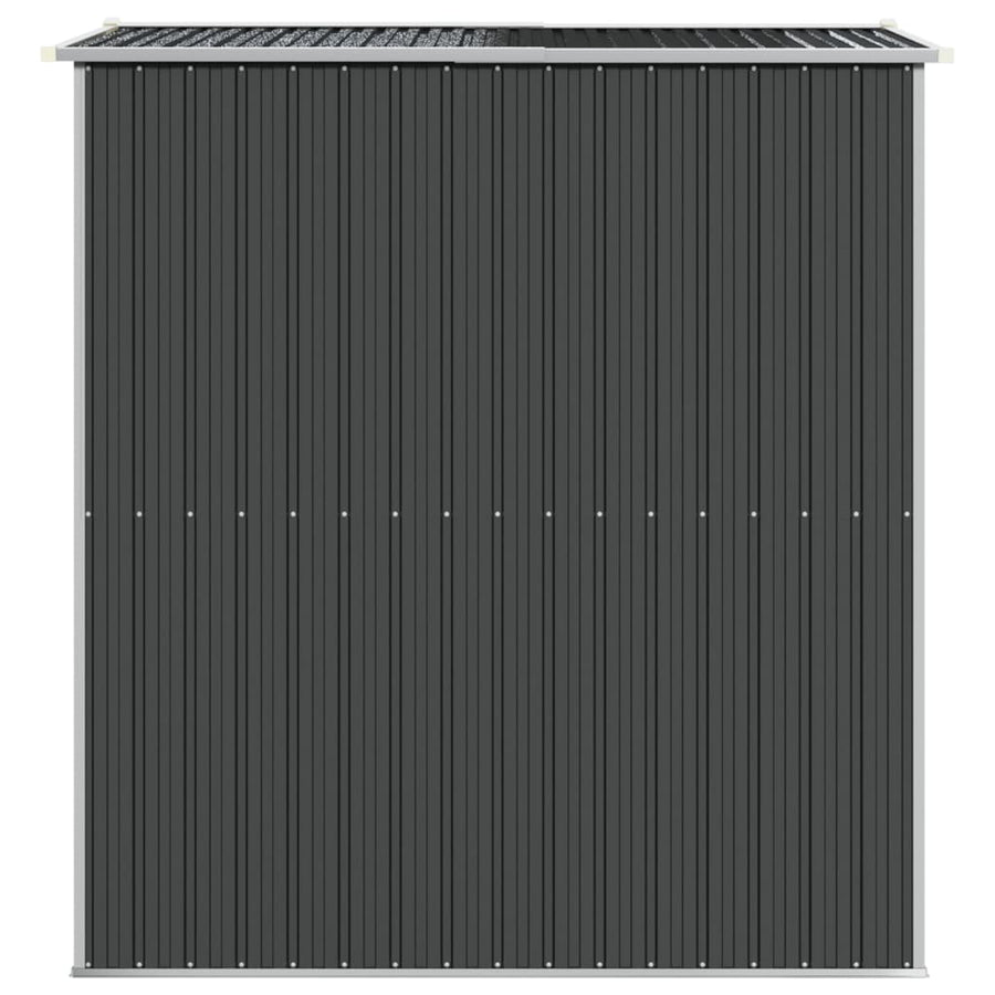 Tuinschuur Gegalvaniseerd Staal Kleurig 192 x 191 x 223 cm Antraciet
